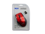 Mouse inalambrico rojo de 2.4gh