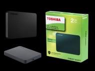 Toshiba Canvio Basics - Disco duro externo portátil USB 3.0 de 2.5 pulgadas (2 TB) color negro